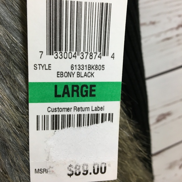 Style&co Furry Sleeveless Vest NWT - Picture 5 of 8